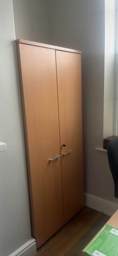 Office cupboard with shelves - cupboard,