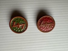 Genuin German  WHW Badge From 1935/36 (MADE FROM LEATHER, RARE !!!).