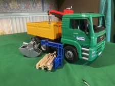 BRUDER MAN HIAB TIPPER LORRY 
