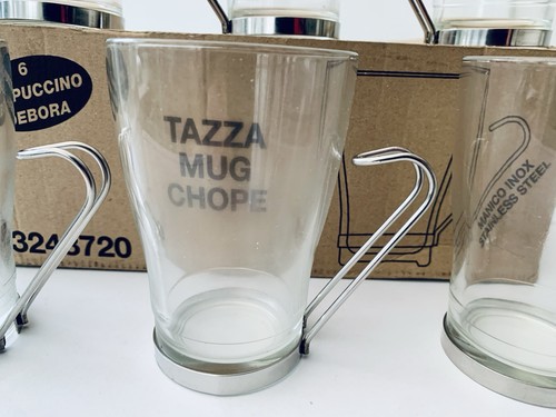 Set glass mugs - set, 6