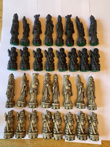 Vintage chinese resin black - chinese,