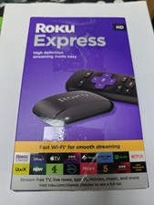 Genuine Roku Express (2023) HD Streaming Device with High-Speed HDMI Cable