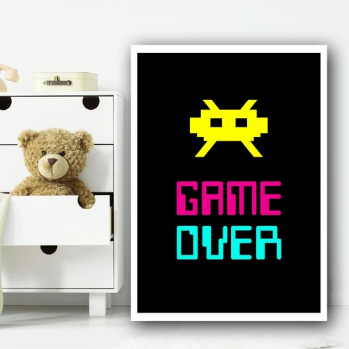 Space invaders neon - invaders,