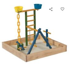 Acrobird Toddler Playground 18" Exotic Playstand Toy For Birds