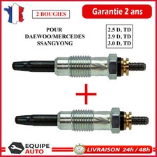 2 Glow Plug for KORANDO MUSSO REXTON 2.2 2.3 2.9 D TD 5 CYLINDERS
