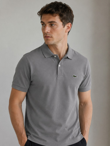 Lacoste men grey polo - lacoste,