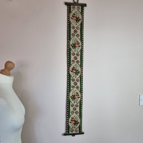Vintage floral bell pull - vintage,
