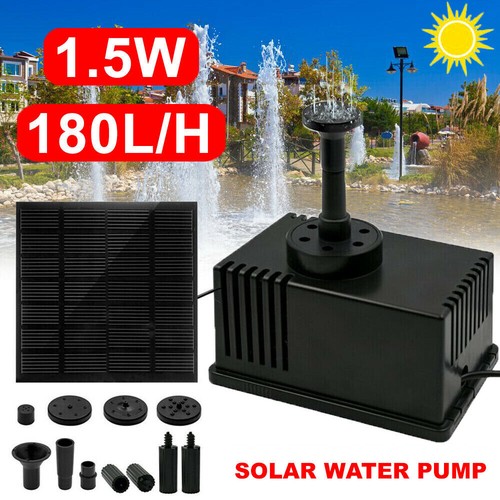 Solar powered water pond - solar,