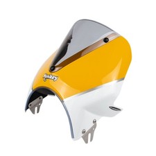 Pyramid Fly Screen Fairing Yellow + White for Honda Monkey 18-