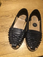 Ladies Black Wide Fit M&S