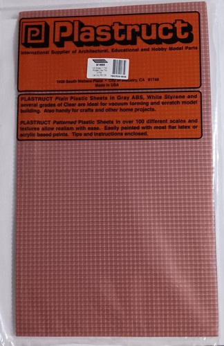 Plastruct plastic sheets - plastic,