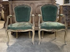 Pair of French 19th c Bergeres