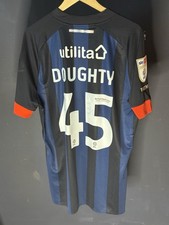 Luton Town 2022/2023 Promotion Third Shirt - Doughty 45  - XL