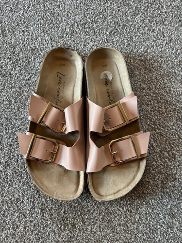 Ladies size pink flat - size,
