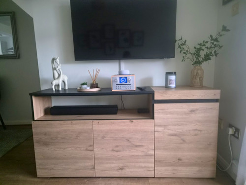 Oak effect and - oak, sideboard