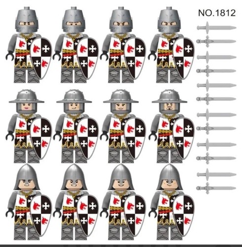 Set medieval knights - 12:,
