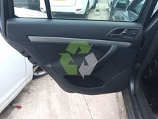 SKODA OCTAVIA ELEGANCE TDI MK2 1Z PASSENGER N/S REAR DOOR CARD 2012