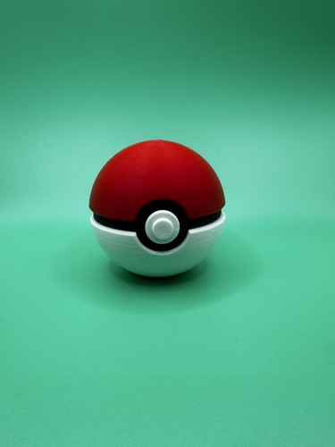 Pokeball printed - pokeball, 3d