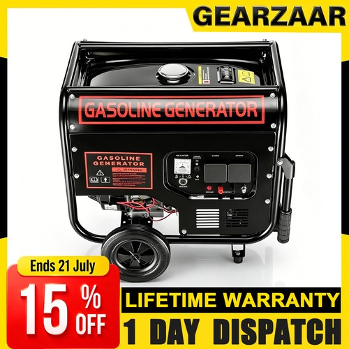Heavy duty 6000w 8hp petrol - heavy,