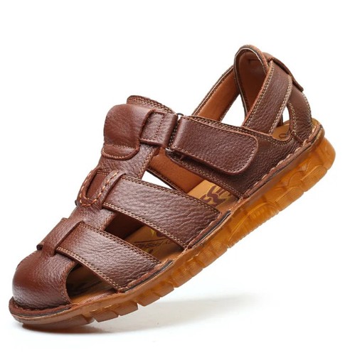Men leather sandal - leather,