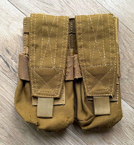 Tan molle double utility - tan,
