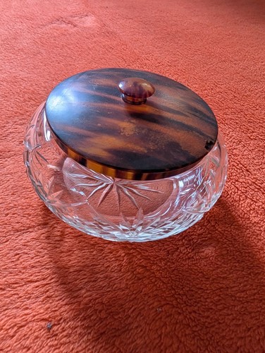 Vintage dressing table jar - dressing,