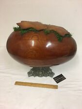 Huge Wooden Antique Easter Egg Display Sculpture - AMAZING !!