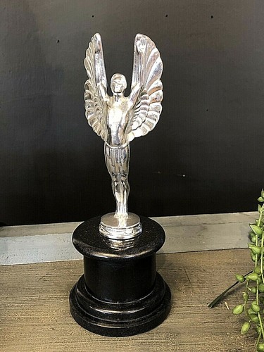 Winged man car mascot icarus - man,