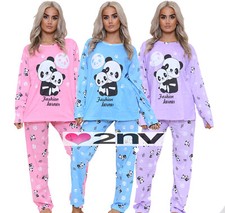 Ladies Pyjama Set Panda Animal