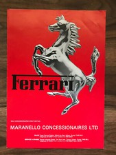 Ferrari Range GB Car Brochure 1988 BB 512i, 400 GTI, GTB, GTS, Mondial 8 English