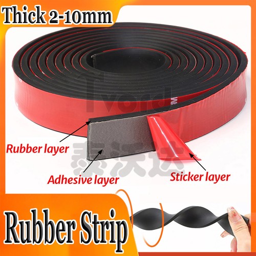 Self adhesive rubber strip - adhesive,