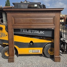 Large Carved Oak Fire Surround