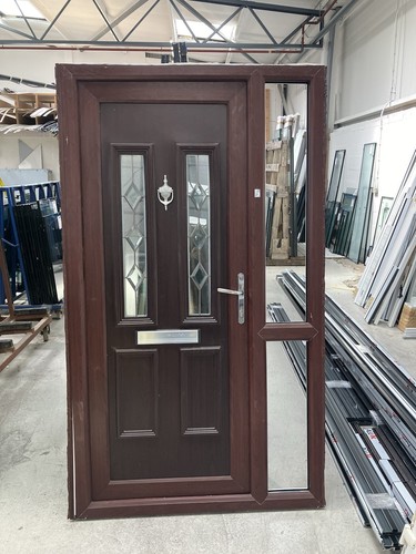 Upvc used door and side - and, frame