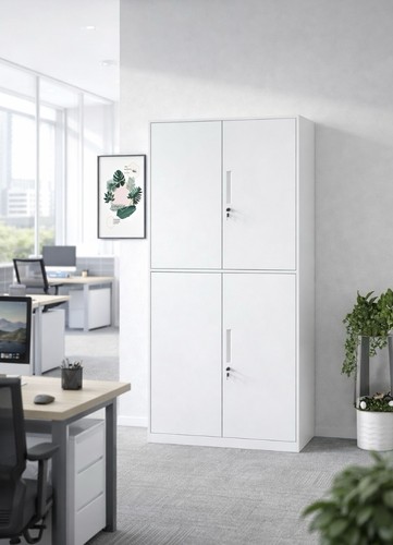 White metal storage - white, cabinet