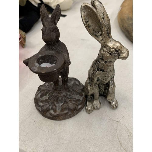 Cast iron candlestick candle - cast, candlestick/candle