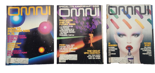 Vintage omni magazine lot 3 - vintage,