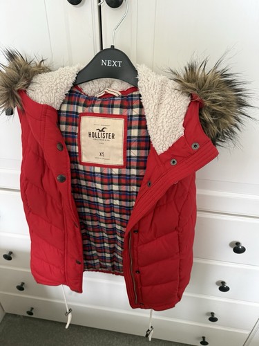 Red holister gilet with - red,