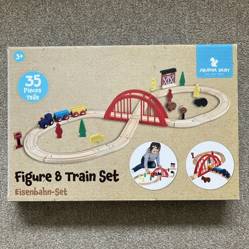 Squirrel play wooden train set - train,