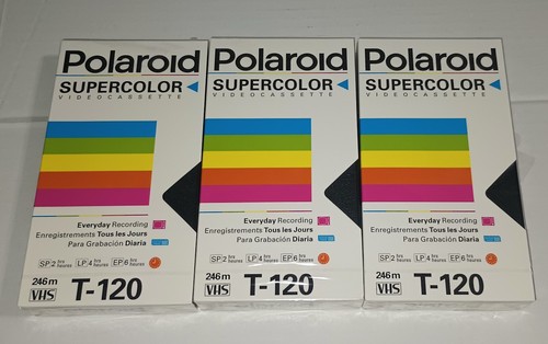 Lot polaroid t 120 - of, t-120