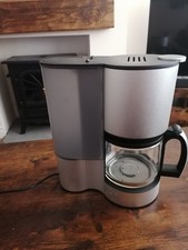 Cookworks Signature Silver Coffee Machine 1.2L 10-12 Cups Brand New Damaged Box