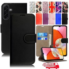Case For Samsung Galaxy A17 A16 A26 5G A36 A56 A15 A55 Leather Flip Phone Cover