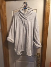 VTG Pierre  Carden Terry Cloth Hoodie white.  One Size