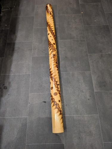 Didgeridoo pyrography - didgeridoo,