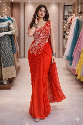 Saree blouse readymade - saree,