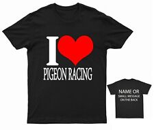 I Love Pigeon Racing T-shirt Bird Watching Racing Lover