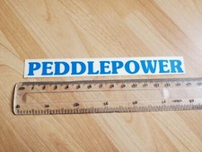 Peddlepower old school sticker decal BMX Skate New Old Stock Powerlite