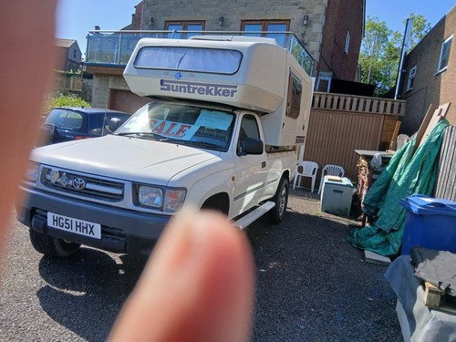 Demountable camper toyota 4 - demountable,