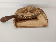 Crumb Tray and Brush Set Brass