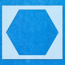 Hexagon Shape Stencil: Mylar