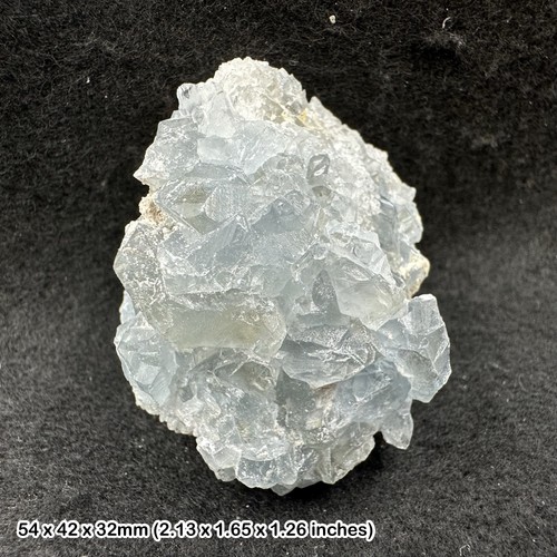 Celestite crystal cluster - crystal,